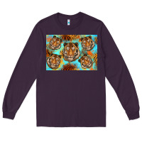 Plum Tiger Long Sleeve Tee - Artiststas