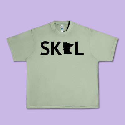 Skol Minnesota Hoodie  Let's Go Mn Hooded Sweatshirt Urban Heavy Tee Designed By Artmosaic