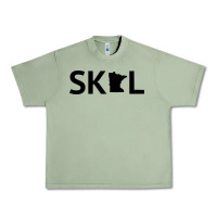 Oil Green skol minnesota hoodie  let's go mn hooded sweatshirt Urban Heavy Tee - ArtMosaic