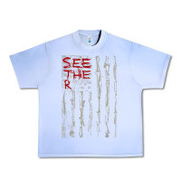 Grape Ice Seether Bone Flag Urban Heavy Tee - ArtMosaic