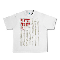 Lunar Rock Seether Bone Flag Urban Heavy Tee - ArtMosaic