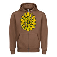 Chestnut yellow  gemstone jewelny Zipper Hoodie - RanaPortraitStore