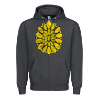 Smoke yellow  gemstone jewelny Zipper Hoodie - RanaPortraitStore