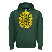 Sports Green yellow  gemstone jewelny Zipper Hoodie - RanaPortraitStore