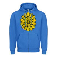 True Royal yellow  gemstone jewelny Zipper Hoodie - RanaPortraitStore