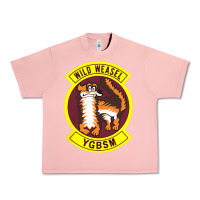 Salmon Air Force Wild Weasel YGBSM Urban Heavy Tee - ArtMosaic
