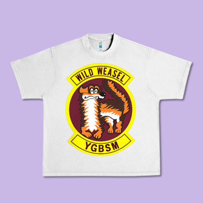 Air Force Wild Weasel Ygbsm Urban Heavy Tee Designed By Artmosaic