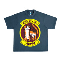 Midnight Navy Air Force Wild Weasel YGBSM Urban Heavy Tee - ArtMosaic