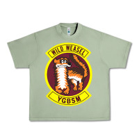 Oil Green Air Force Wild Weasel YGBSM Urban Heavy Tee - ArtMosaic