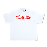 White staind Urban Heavy Tee - ArtMosaic