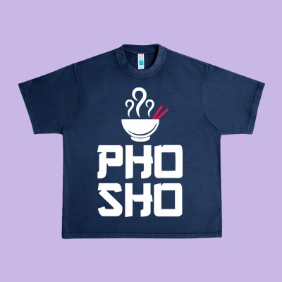 Pho Sho Foodie Asian Food Humor Chopsticks Funny Urban Heavy Tee Designed By Artmosaic