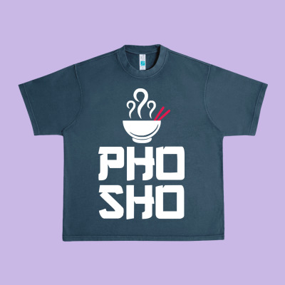 Pho Sho Foodie Asian Food Humor Chopsticks Funny Urban Heavy Tee Designed By Artmosaic