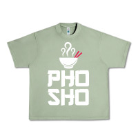 Oil Green pho sho foodie asian food humor chopsticks funny Urban Heavy Tee - ArtMosaic