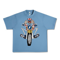Pebble Blue grateful motor ber Urban Heavy Tee - ArtMosaic