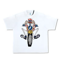 White grateful motor ber Urban Heavy Tee - ArtMosaic