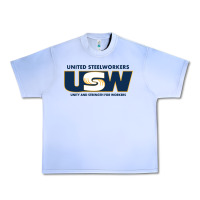 Grape Ice United Steelworkers - Unity and Strength for Worke Urban Heavy Tee - ArtMosaic