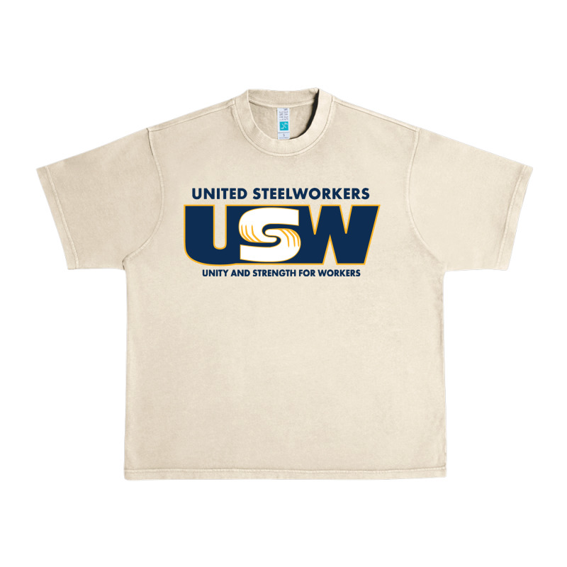 United Steelworkers - Unity And Strength For Worke Urban Heavy Tee by ArtMosaic | Teevron