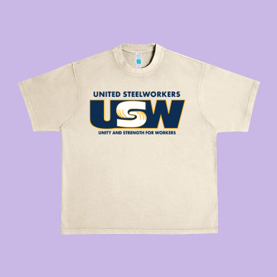 United Steelworkers - Unity And Strength For Worke Urban Heavy Tee Designed By Artmosaic
