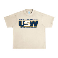 Sandshell United Steelworkers - Unity and Strength for Worke Urban Heavy Tee - ArtMosaic