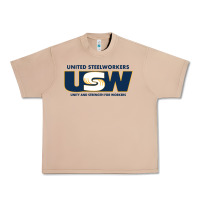 Burro United Steelworkers - Unity and Strength for Worke Urban Heavy Tee - ArtMosaic