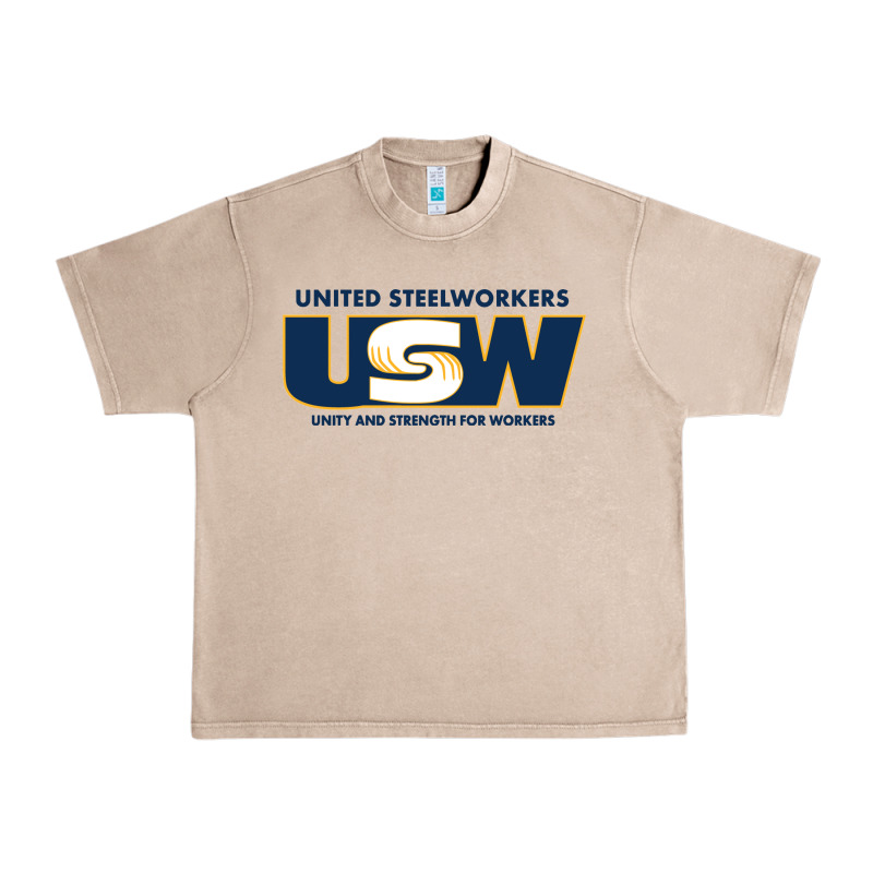 United Steelworkers - Unity And Strength For Worke Urban Heavy Tee by ArtMosaic | Teevron