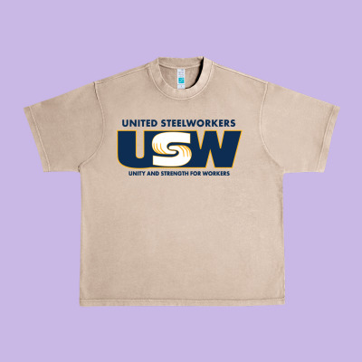 United Steelworkers - Unity And Strength For Worke Urban Heavy Tee Designed By Artmosaic