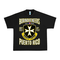 Borinqueneers Puerto Rico Flag Honor Et Fidelitas Urban Heavy Tee | Teevron
