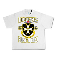 Lunar Rock Borinqueneers Puerto Rico Flag Honor Et Fidelitas Urban Heavy Tee - ArtMosaic