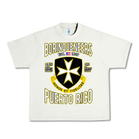 Pistachio Borinqueneers Puerto Rico Flag Honor Et Fidelitas Urban Heavy Tee - ArtMosaic