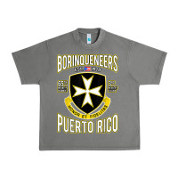 Tornado Borinqueneers Puerto Rico Flag Honor Et Fidelitas Urban Heavy Tee - ArtMosaic