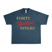 Midnight Navy forty fvckin' niners Urban Heavy Tee - ArtMosaic