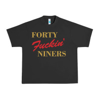 Pigment Black forty fvckin' niners Urban Heavy Tee - ArtMosaic