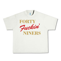 Pistachio forty fvckin' niners Urban Heavy Tee - ArtMosaic