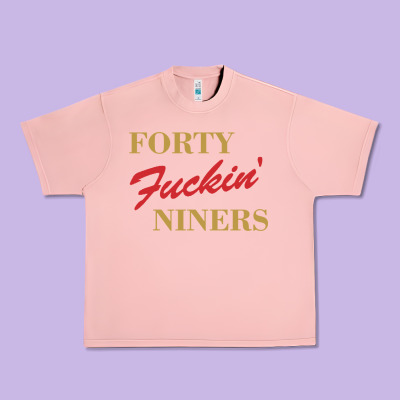 Forty Fvckin' Niners Urban Heavy Tee Designed By Artmosaic