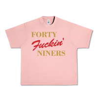 Salmon forty fvckin' niners Urban Heavy Tee - ArtMosaic