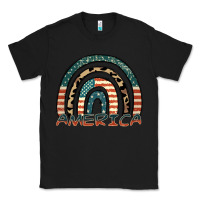 Black America rainbow Classic Tee - FaDigitalArtStudio