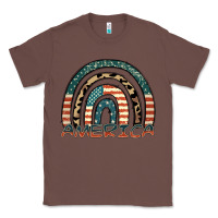 Chestnut America rainbow Classic Tee - FaDigitalArtStudio