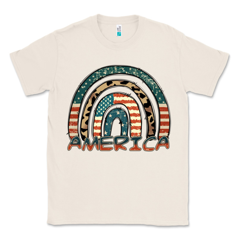 America Rainbow Classic Tee by FaDigitalArtStudio | Teevron