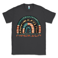 Smoke America rainbow Classic Tee - FaDigitalArtStudio