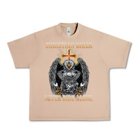 Burro jesus christian biker never ride alone Urban Heavy Tee - ArtMosaic