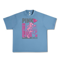 Pebble Blue Pink Panther Urban Heavy Tee - ArtMosaic