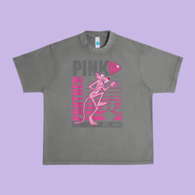 Pink Panther Urban Heavy Tee Designed By Artmosaic