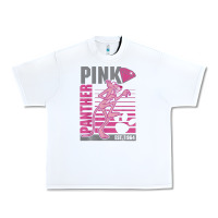 White Pink Panther Urban Heavy Tee - ArtMosaic