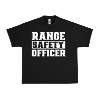 Black range safety officer worker team job t shirt Urban Heavy Tee - ArtMosaic