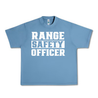 Pebble Blue range safety officer worker team job t shirt Urban Heavy Tee - ArtMosaic