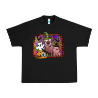 Black halloween pigs Urban Heavy Tee - SublimationCraftShop