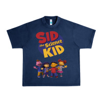 Navy Sid The Science Kid boyfriend Urban Heavy Tee - ArtMosaic