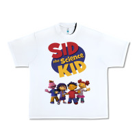 White Sid The Science Kid boyfriend Urban Heavy Tee - ArtMosaic