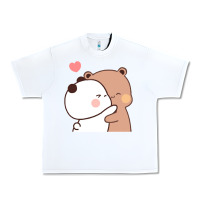 White Bubu Dudu Urban Heavy Tee - ArtMosaic