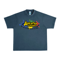 Midnight Navy Vintage-Awana clubs Urban Heavy Tee - ArtMosaic